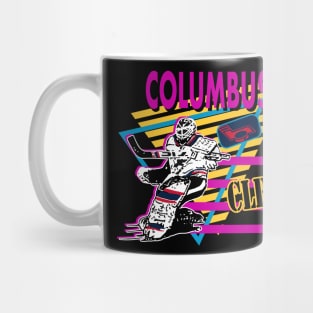 Columbus Neon Hockey Mug